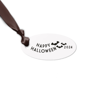 Custom Watercolor Rose Wave Gift Tag with Matte Black Foil has a Bats graphic and is good for use in Halloween, Holiday, Animals themed parties and couldn't be more perfect. It's time to show off your impeccable taste.