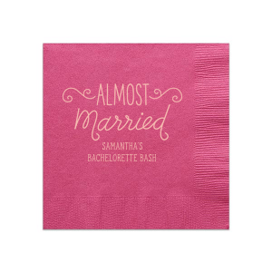 Almost Married Bash Napkin