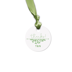 Add charm to your event with the Garden Flourish Letterpress Gift Tags. Especially fitting for intimate weddings, Valentine's events, and anniversaries.