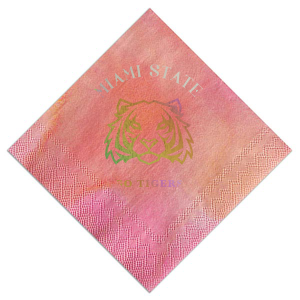 Elevate your Greek Week with our customizable napkins! Tailor them with your school name, slogan, or mascot in sleek designs. Ideal for rush events, sorority giveaways, and toga parties. Make every spill an opportunity to display school pride. A chic yet practical addition that transforms any gathering into a celebration of unity and spirit!