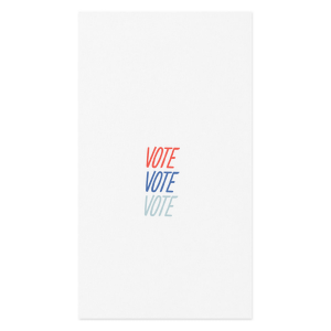 Our custom White Borderless Custom Photo Guest Towel with Matte Navy Ink Digital Print Colors will impress guests like no other. Make this party unforgettable.
