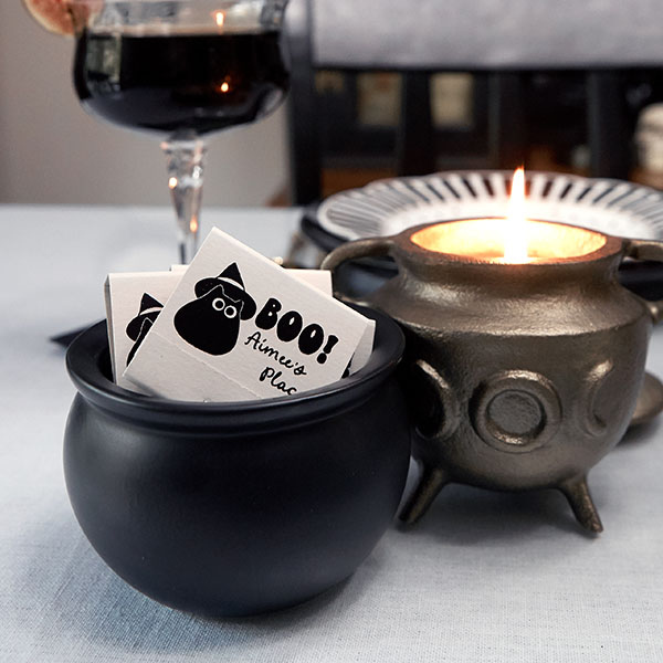 Witchy Cat Match aside candle