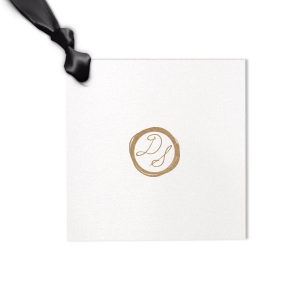 ForYourParty's elegant Stardream Crystal White Wine Gift Tag with Shiny Champagne Foil has a Wax Stamp graphic and is good for use in Frames themed parties and can be customized to complement every last detail of your party.