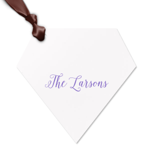 The ever-popular Stardream Galvanized Silver Diamond Gift Tag with Matte Ivory Foil couldn't be more perfect. It's time to show off your impeccable taste.