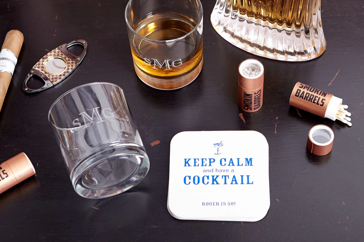 Custom Engraved Whiskey Glasses for Christmas Gifts This Year