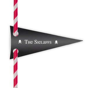 ForYourParty's chic Natural Black Double Point Straw Tag with Matte White Foil couldn't be more perfect. It's time to show off your impeccable taste.