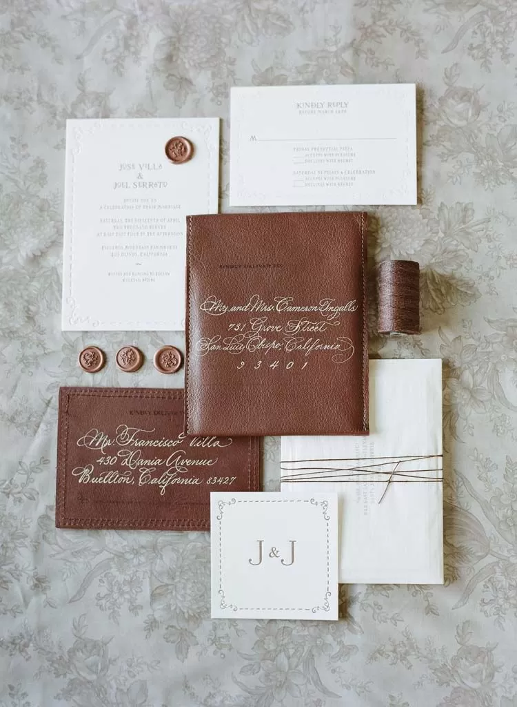 fall wedding trend 2019: elaborate wedding invitations