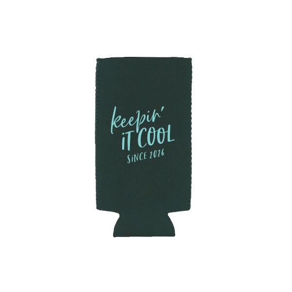 Chill out in style with the Keepin' It Cool Can Cooler that guests will treasure long after the party's over. Customize it with your event details, and let the "cool" vibes keep flowing. Perfect for making every sip a refreshing memory and every guest a souvenir bandit!
