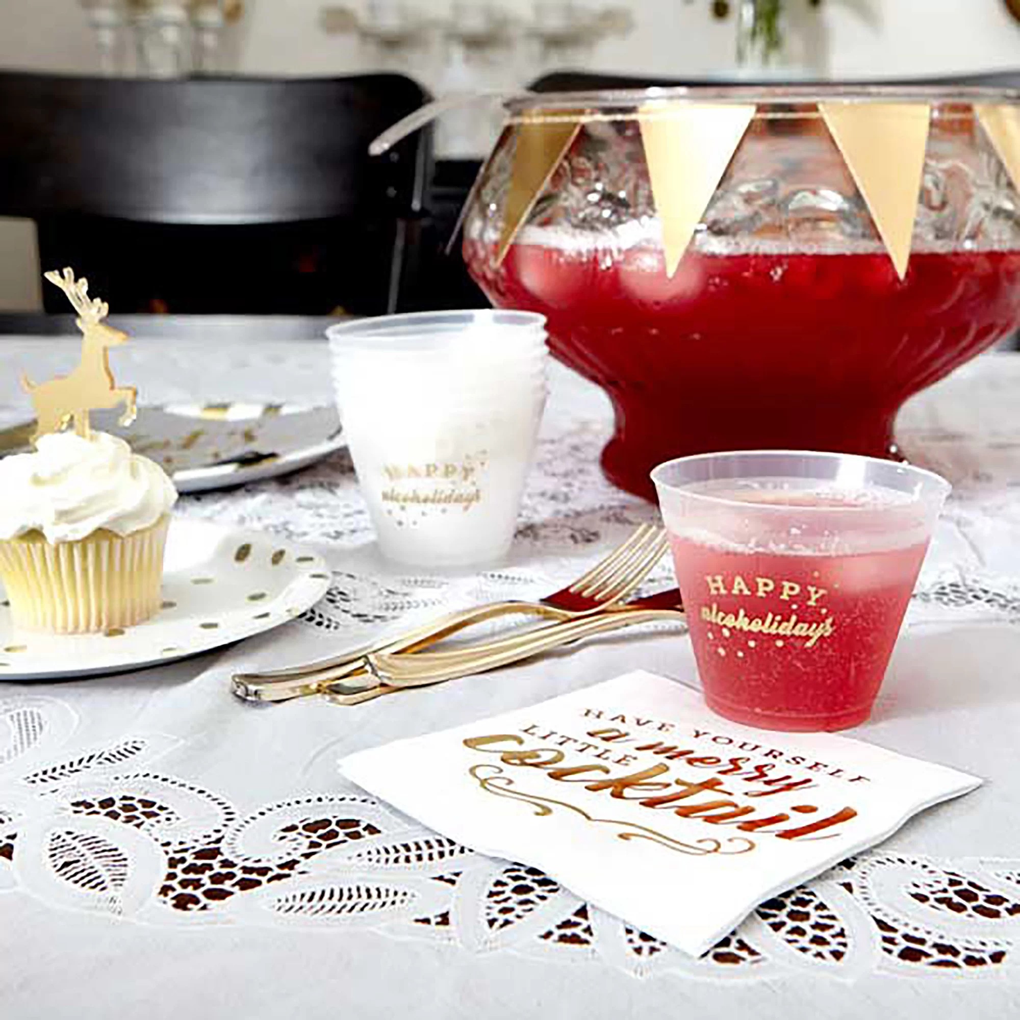 Alcoholidays cup table