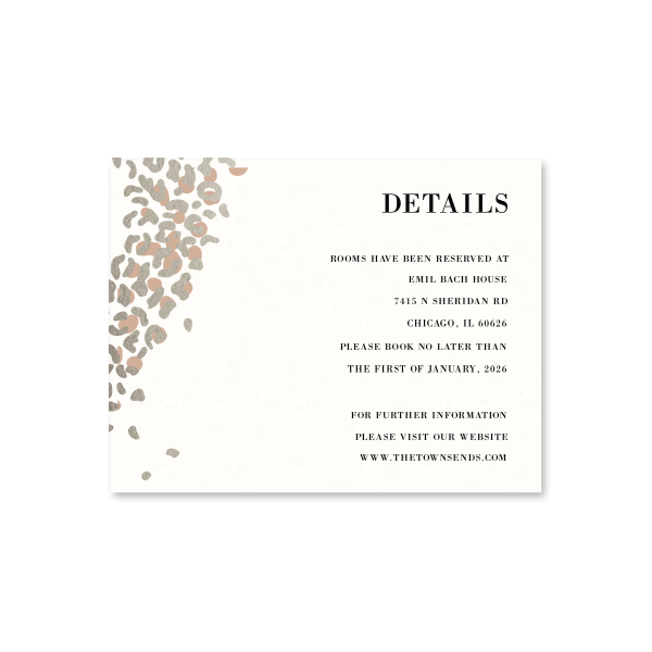 ForYourParty's chic Strathmore White Full Color with Foil Details Card with Matte Black Ink and Shiny Sterling Silver Foil are a must-have for your next event—whatever the celebration!
