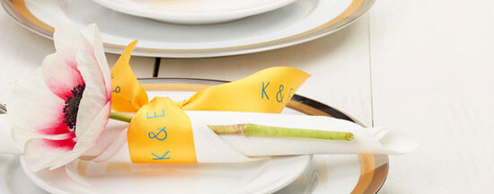 Custom ribbon for your wedding, shower or event