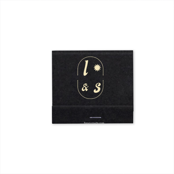 The Destination Mexico Matchbook will add a chic look to your wedding! Featuring a minimal and modern design, you can personalize this matchbook with your initials. Get the trendy look today. 