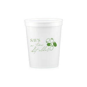 Celebrate another year with the A Tini Bit Older Birthday Cup. The devilishly clever design is customizable in the screen print ink color and cup style of your choice. 