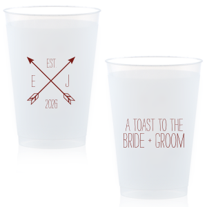 The ever-popular Matte Moss Green Ink 12 oz Frost Flex Cup with Matte Moss Green Ink Screen Print has a Cross Arrows 2 graphic and is good for use in Accents, Frames themed parties and can't be beat. Showcase your style in every detail of your party's theme!