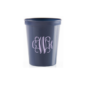 Vine Monogram Stadium Cup