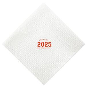 Celebrate your special year in style with our Vintage Bold Year Birthday Napkins. Whether you're celebrating a milestone birthday or just want to add a touch of nostalgia to your party, these napkins will be the perfect addition.