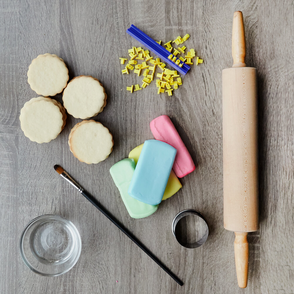 ingredients needed for diy easy custom cookies
