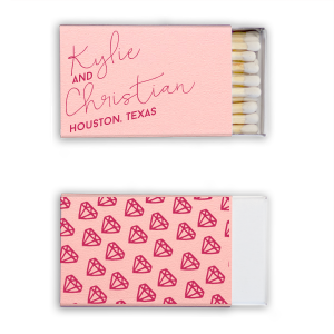 Romance Script Names Dazzling Diamonds Matchbox