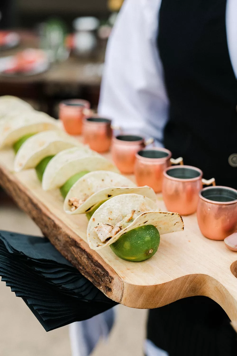 Serve Memorable Passed Appetizers Instead of Dinner to Save on Your Wedding