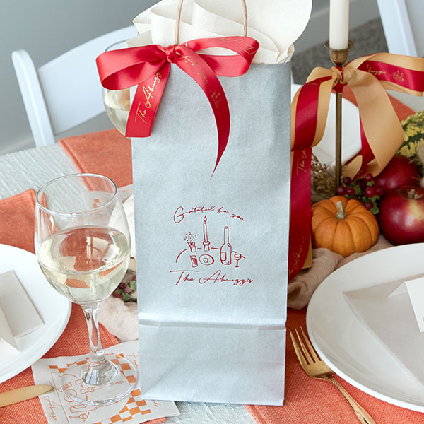 Customize Wine Gift Bags More