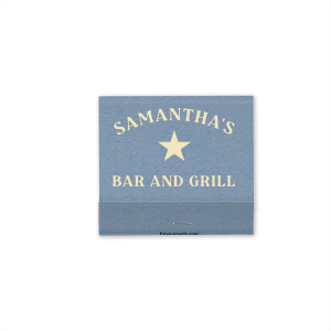 These vintage-inspired My Place Bar And Grill Matches are perfect for adding a retro charm to any home bar or restaurant. The classic design and playful text evoke a nostalgic feeling of simpler times.