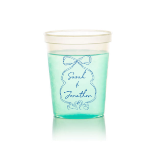 Pair your next party event with the stylish Swan Lovers Cup. The elegant design features two swans mirroring your own partnership. Customize the cup in your choice of style and color to best reflect you and your partner's unique love.