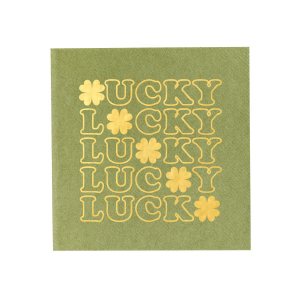 This is an essential item for any dining experience! Adding these themed St. Patrick's Day napkins to your party can help create a fun, festive and Lucky atmosphere.  Decorate your home and let the guests enjoy! 