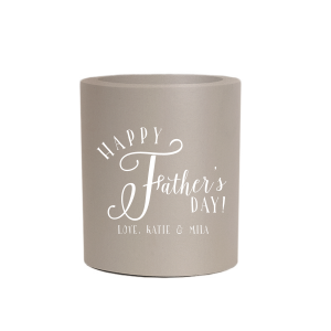 ForYourParty's personalized Black Flat Can Cooler with Matte White Ink couldn't be more perfect. It's time to show off your impeccable taste.