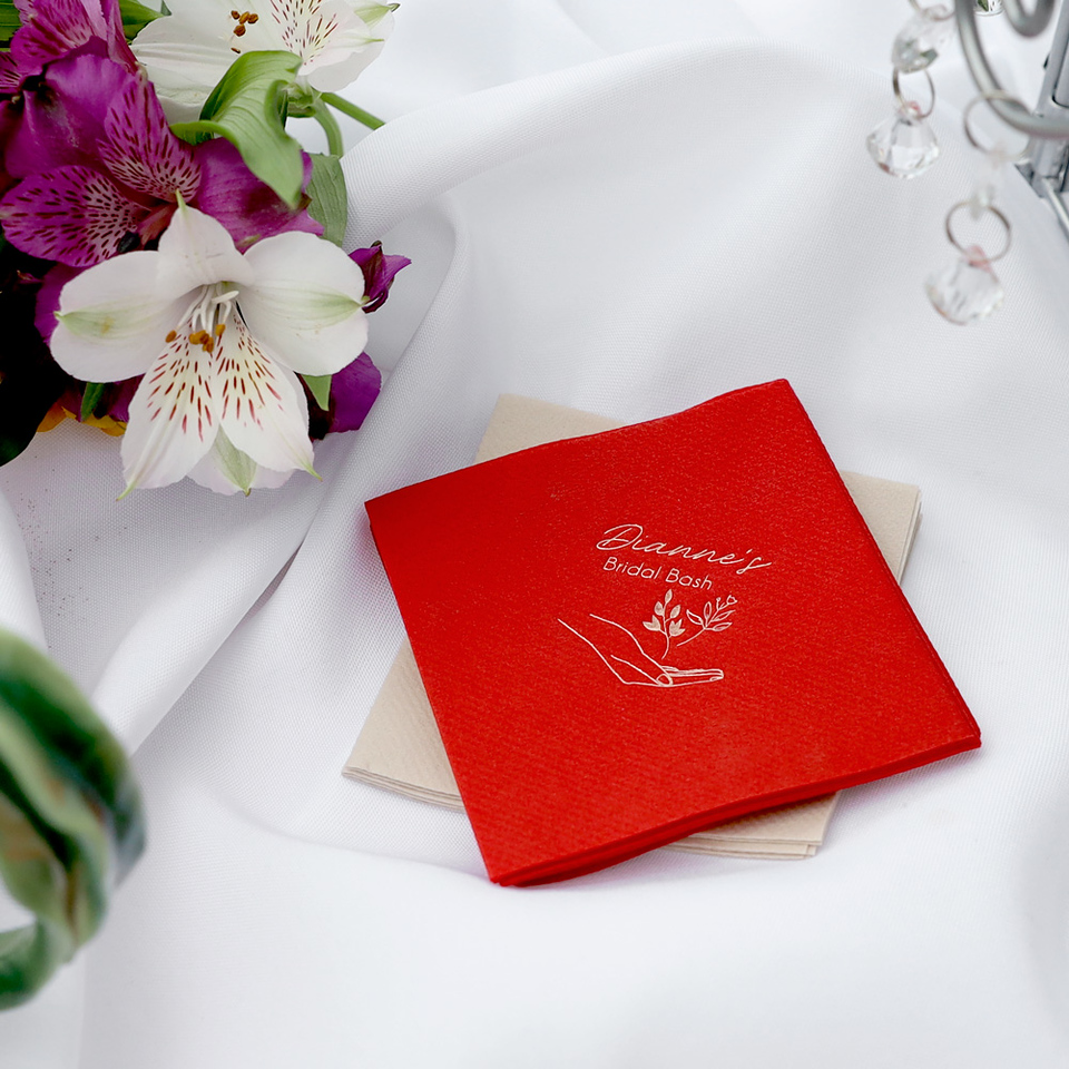 Floral Bridal Bash Napkin