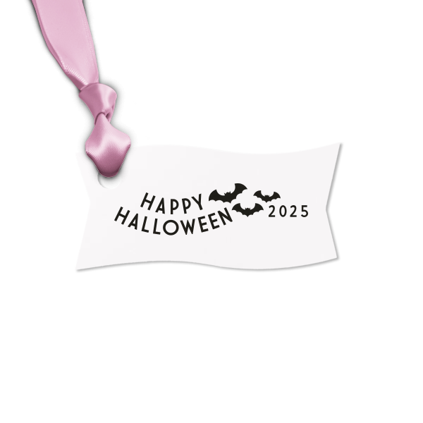 Custom Watercolor Rose Wave Gift Tag with Matte Black Foil has a Bats graphic and is good for use in Halloween, Holiday, Animals themed parties and couldn't be more perfect. It's time to show off your impeccable taste.