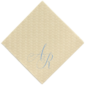 ForYourParty's chic Dune Heather Dinner Napkin with Satin French Blue Foil will impress guests like no other. Make this party unforgettable.