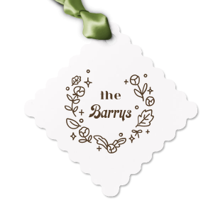 Are you looking for a Gift Tag to attach to your present made for your loved ones? This Minimal Modern Wreath graphic is good for use in all themed parties and will impress them like no other. Make these moments unforgettable.