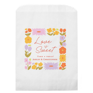 Share the sweetness with the Flower Garden Border Photo Cookie Bag. The printed invitation features colorful flowers bordering the customizable text to create a lovely accent for your event details. Perfect for weddings, engagements, or other joyous functions, this design will surely shine bright at your next special life time event. 