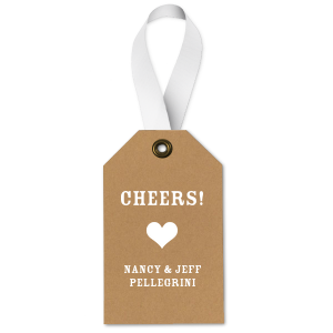 Cheers Heart Gift Tag
