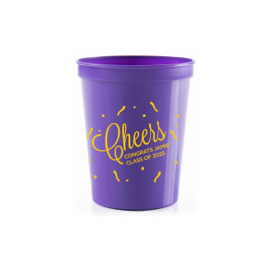 The Cheers Confetti Cup can't be beat. Showcase your style in every detail of your party's theme!