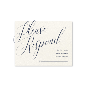 Personalized Linen Dove Gray Foil Stamped RSVP Card with Matte White Foil can't be beat. Showcase your style in every detail of your party's theme!