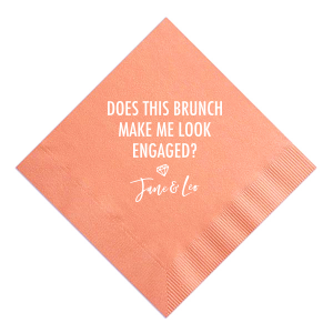 Engaged Brunch Cocktail Napkin