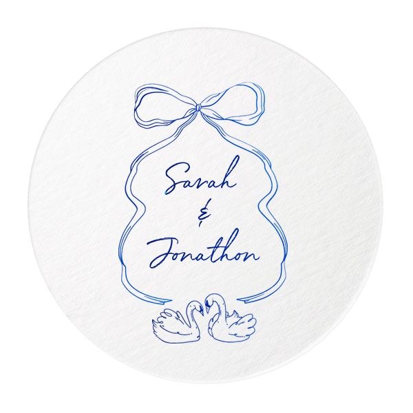Swan Lovers Coaster
