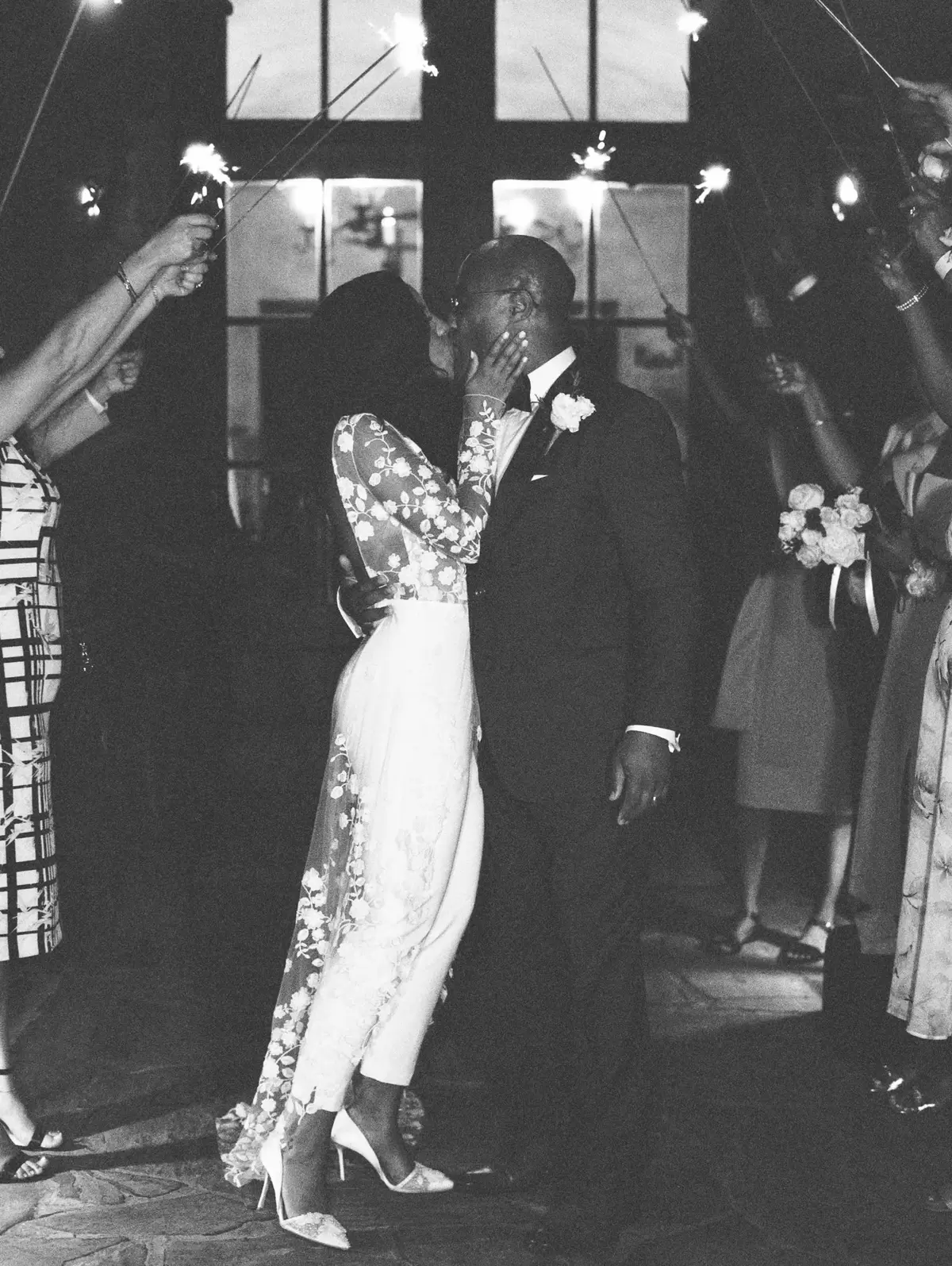 The sparkler send off brides dream of!