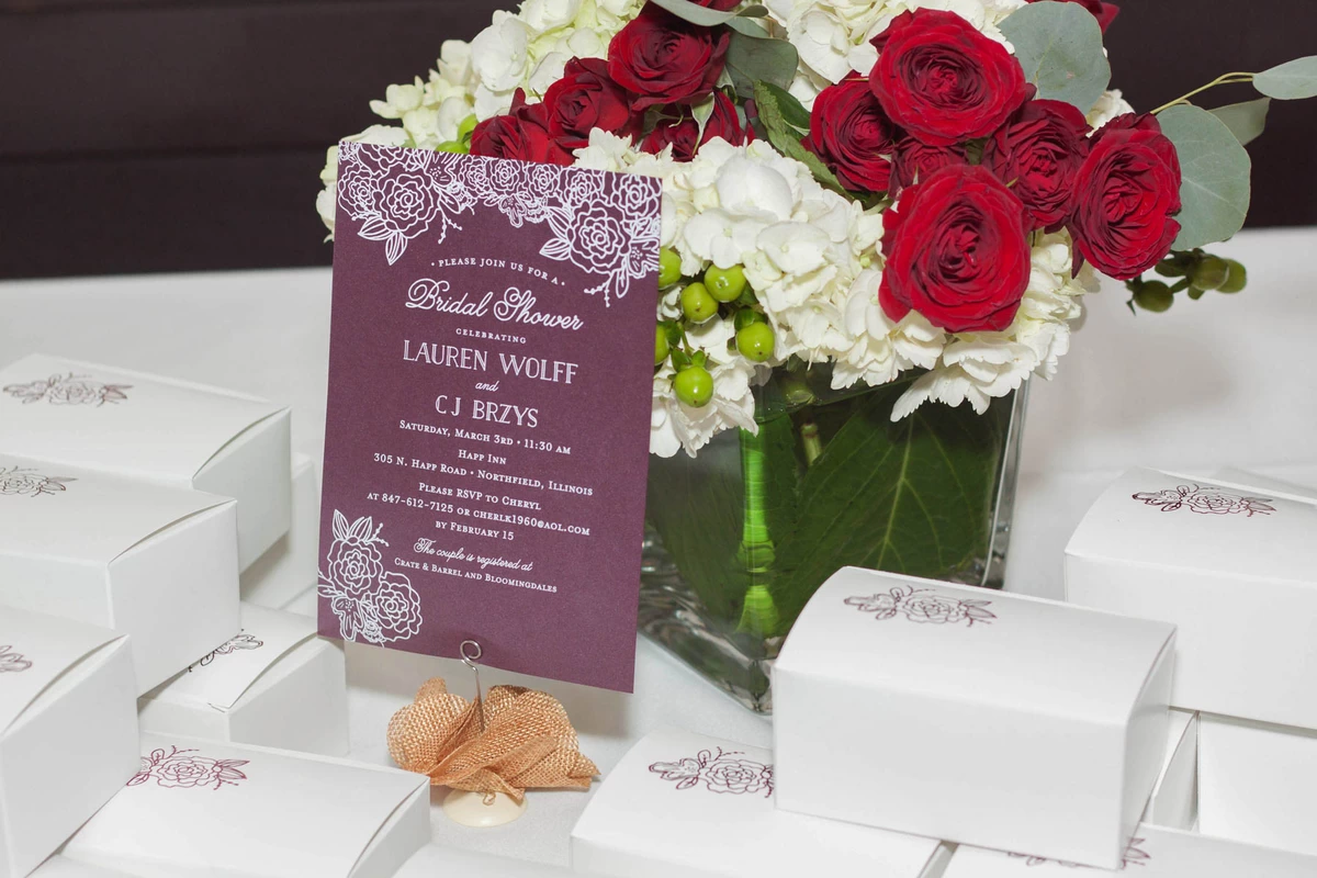 bridal shower cake boxes