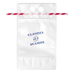 This design is simple, but definitely not boring. Personalize this timeless design with names for your wedding or upcoming event.