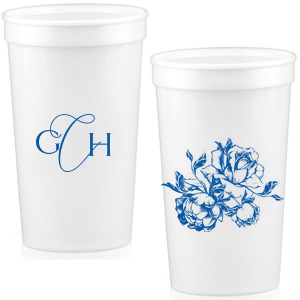 The custom Rose Romantic Script Monogram Cup is good for use in Floral, Lovely Press, Wedding themed parties and couldn't be more perfect. It's time to show off your impeccable taste.