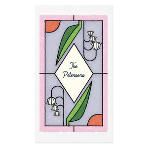 Bring a touch of elegance to your next party event with the Stained Glass Full Color Photo Napkin. The beautiful full color photo napkin features stained glass reproduction artwork paired with customizable text. Add your personal touches to make it a perfect addition for weddings, anniversaries, retirements or any other momentous occasion.