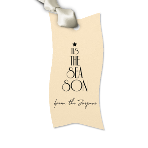 Get this famous Season Letterpress Tags today and put them on your gift made for your loved ones. It has unique It's The Seasons Graphics which will look incredible together with your present. 