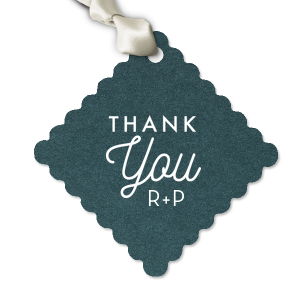 ForYourParty's chic Stardream Ivory Large Scalloped Gift Tag will impress guests like no other. Make this party unforgettable.