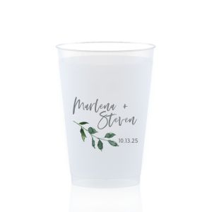 Custom Matte Slate Gray Ink Custom Photo 16 oz Frost Flex Cup with Matte Slate Gray Ink Digital Print Colors can be customized to complement every last detail of your party.