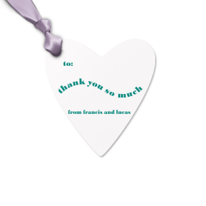 Meet our new customizable Thank You So Much Letterpress Tag with an amazing graphics together with your name branded on it. Showcase your style in every detail of your party's theme!