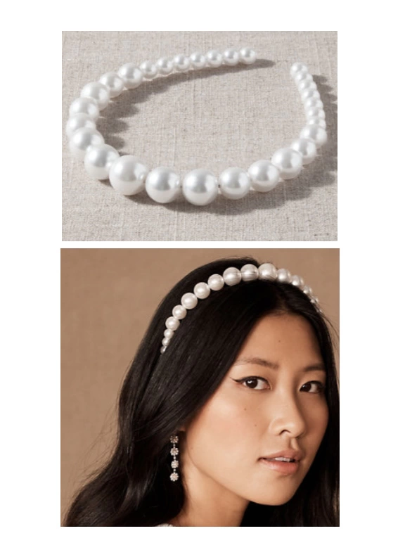 Fabulous Pearl Headband by BHLDN