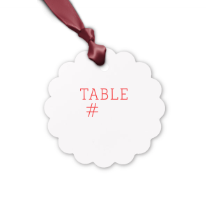 Our custom Poptone Sunflower Round Gift Tag with Matte Fuchsia Foil can be customized to complement every last detail of your party.