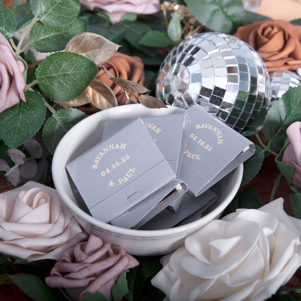 Retro Wedding Matches